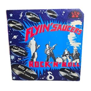 Flyin Saucers Rock N Roll Vinyl LP 1982 Sun Record CFM 503 Various UK  Tested